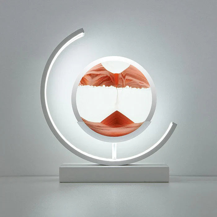 SandAura™ – lampe de table design relaxante à sable mouvant 360°