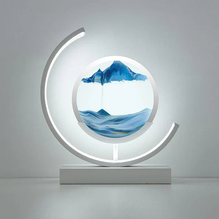 SandAura™ – lampe de table design relaxante à sable mouvant 360°27
