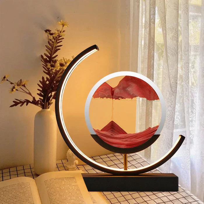 SandAura™ – lampe de table design relaxante à sable mouvant 360°27