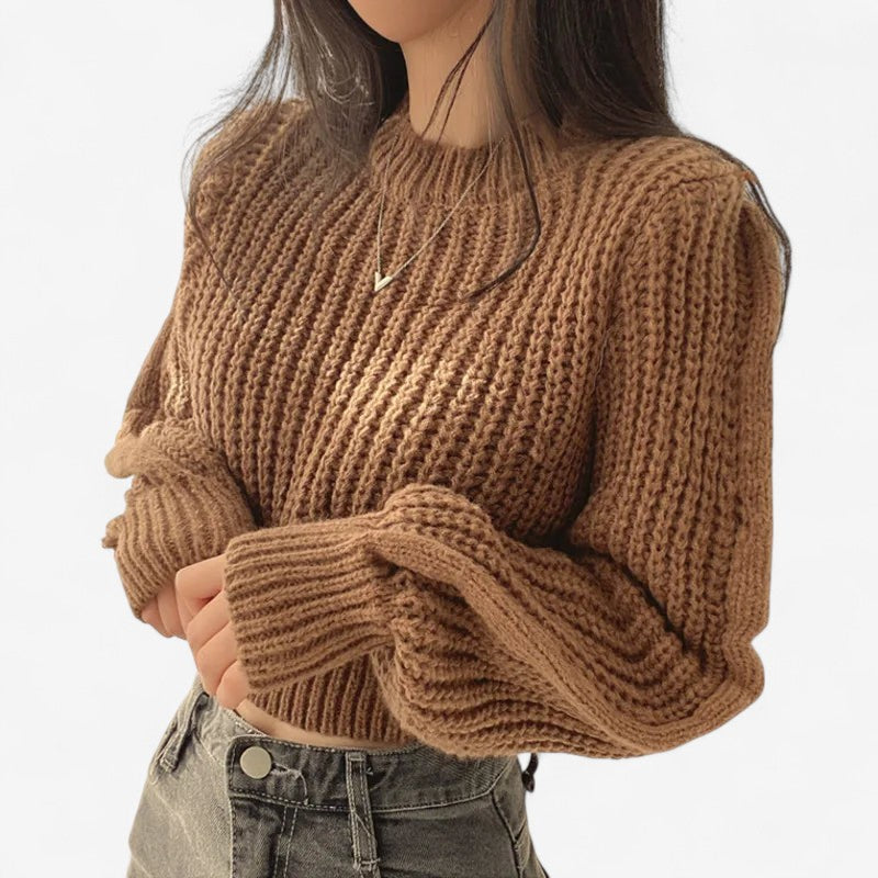 Pull Femme Confort à Manches Longues