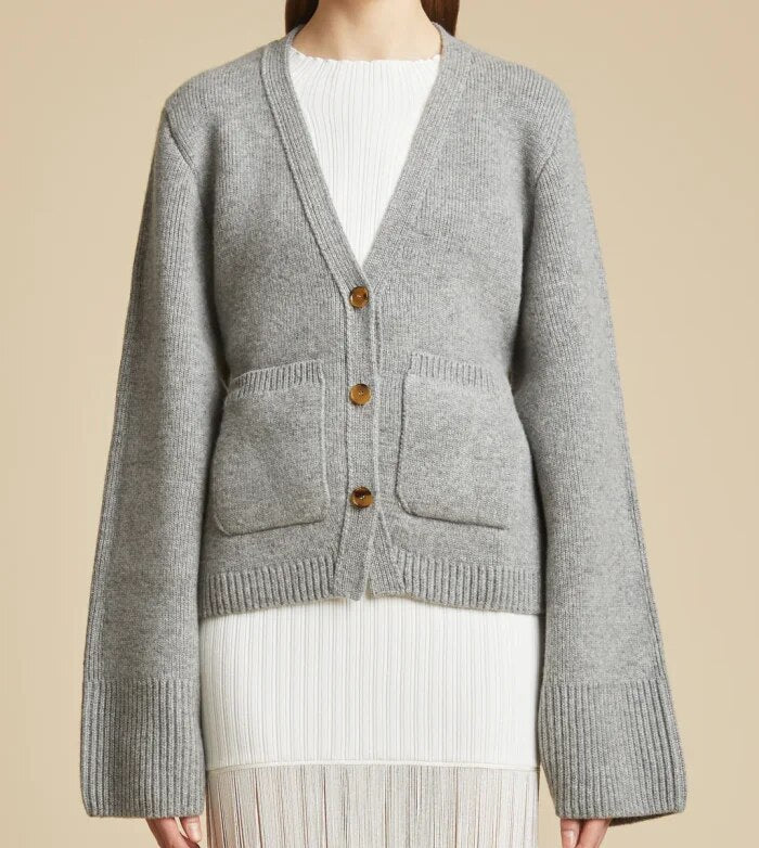 Cardigan Femme Tricot Élégant et Chaud