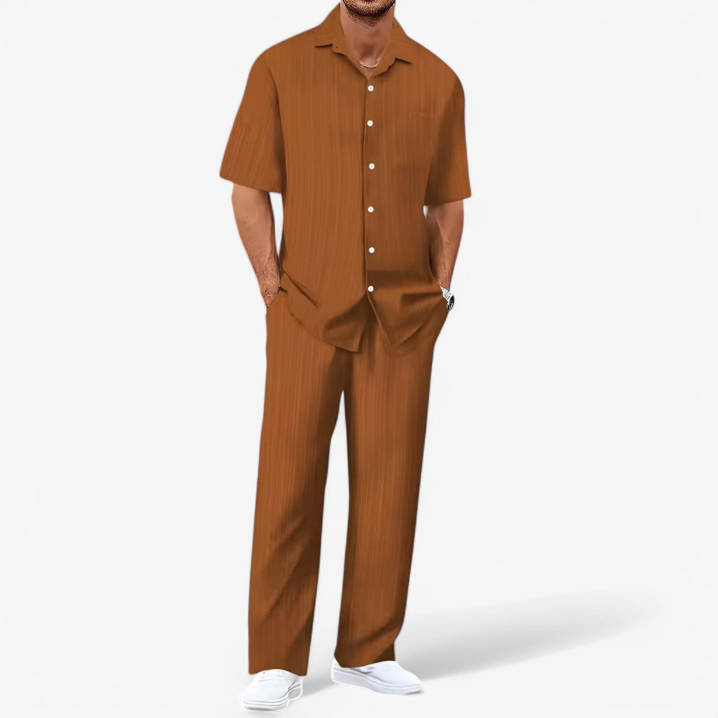Costume Homme 2 Pièces Élégant et Casual