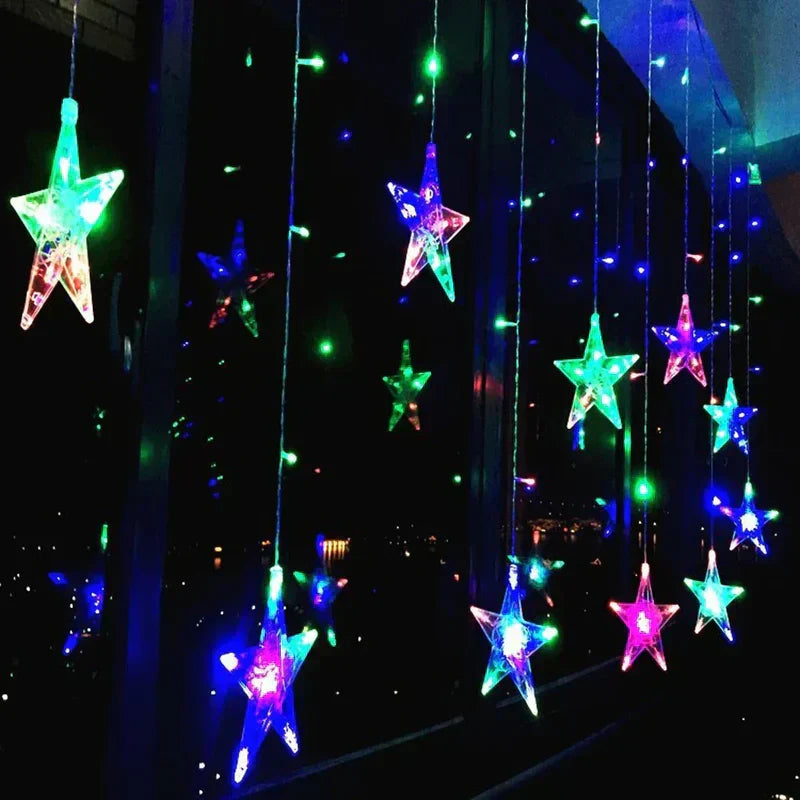 Guirlandes de Lumières Étoiles LED Décoratives