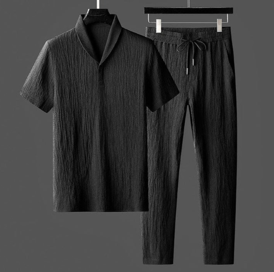 Costume Homme Chic avec Fermeture Éclair