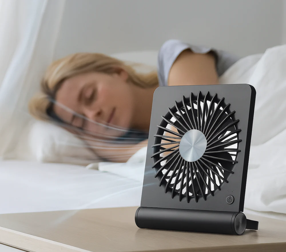 Ventilateur de Bureau Silencieux et Compact → Ventilateur Silencieux pour Bureau et Maison - PanierRoyale