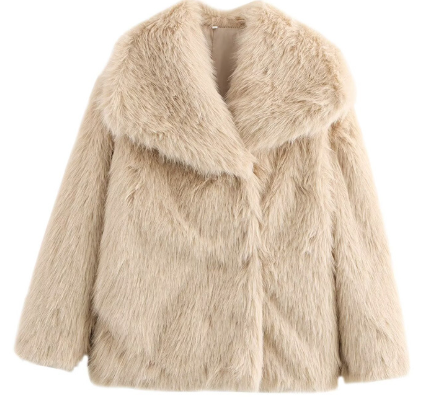 Veste en Fourrure Synthétique Élégante et Chaude