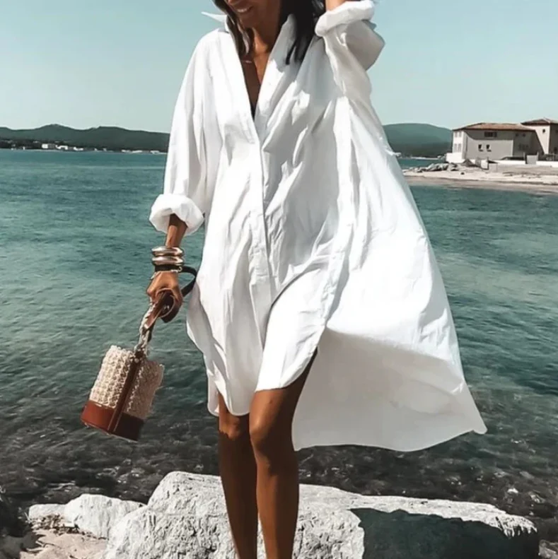 Robe Femme Élégante à Manches Longues Hiver - PanierRoyale