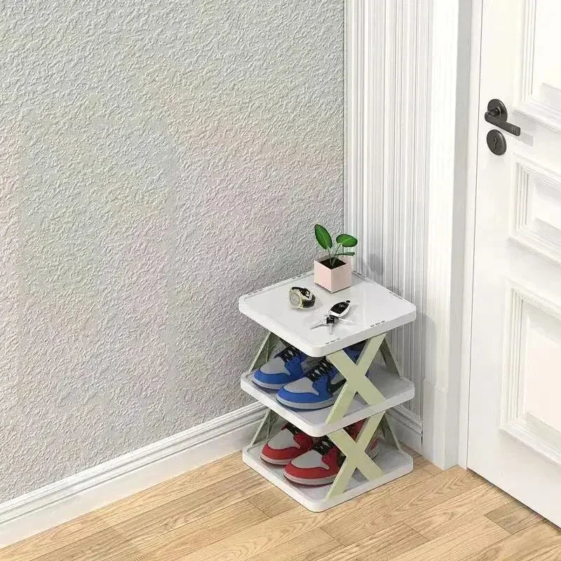 Étagère Chaussures Pliable et Éspace Économique