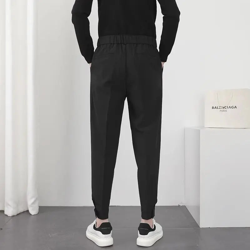 Pantalon Homme Plissé Élégant Moderne