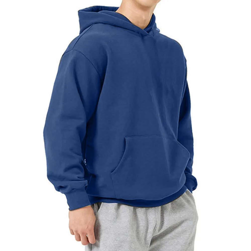 Sweat à Capuche Homme Oversize Coton Doux