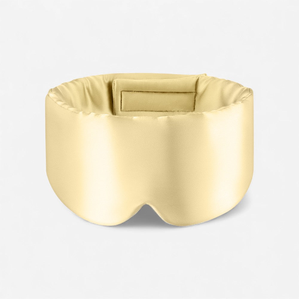 Masque de Nuit Noir Amovible pour Meilleur Sommeil