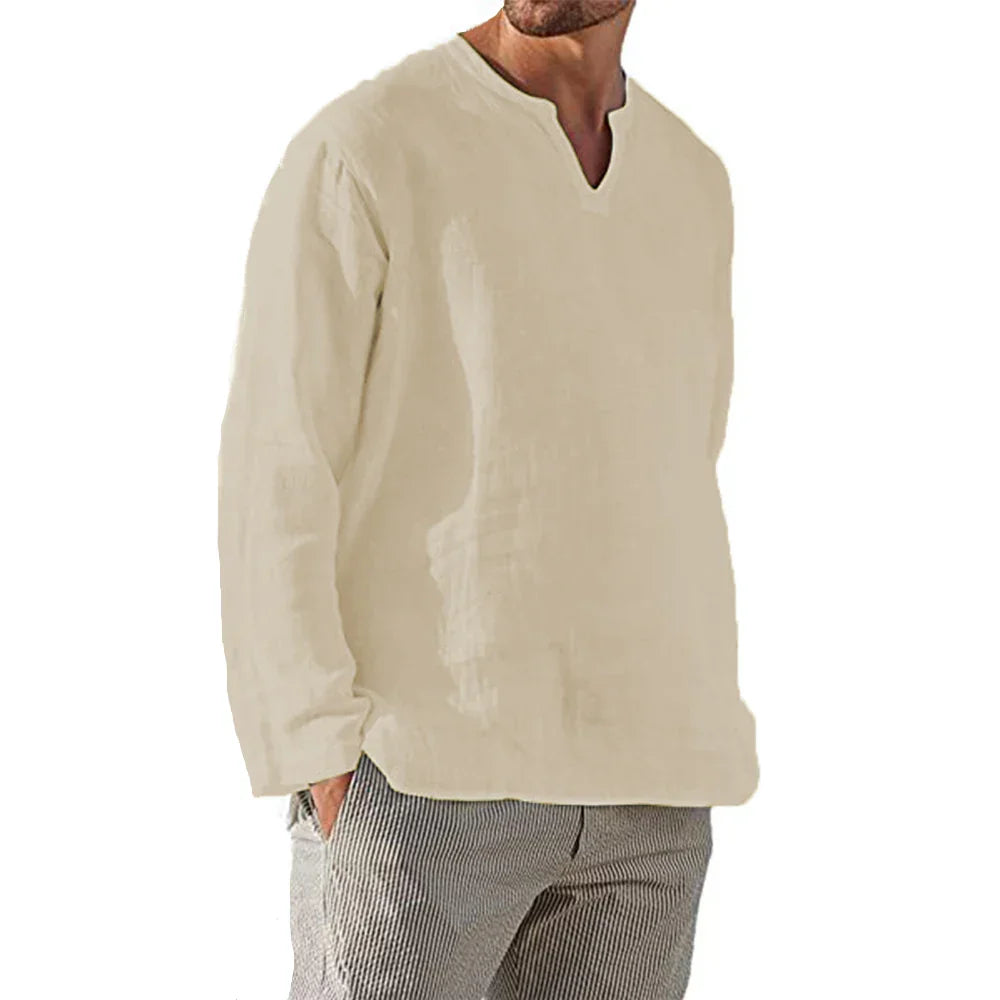 Chemise Homme Manche Longue Légère et Respirante