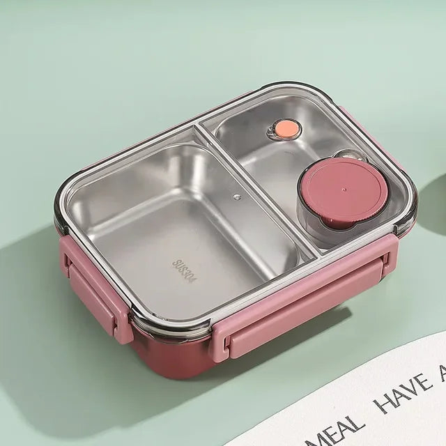 Boîte à déjeuner Inox Étanche avec Compartiments