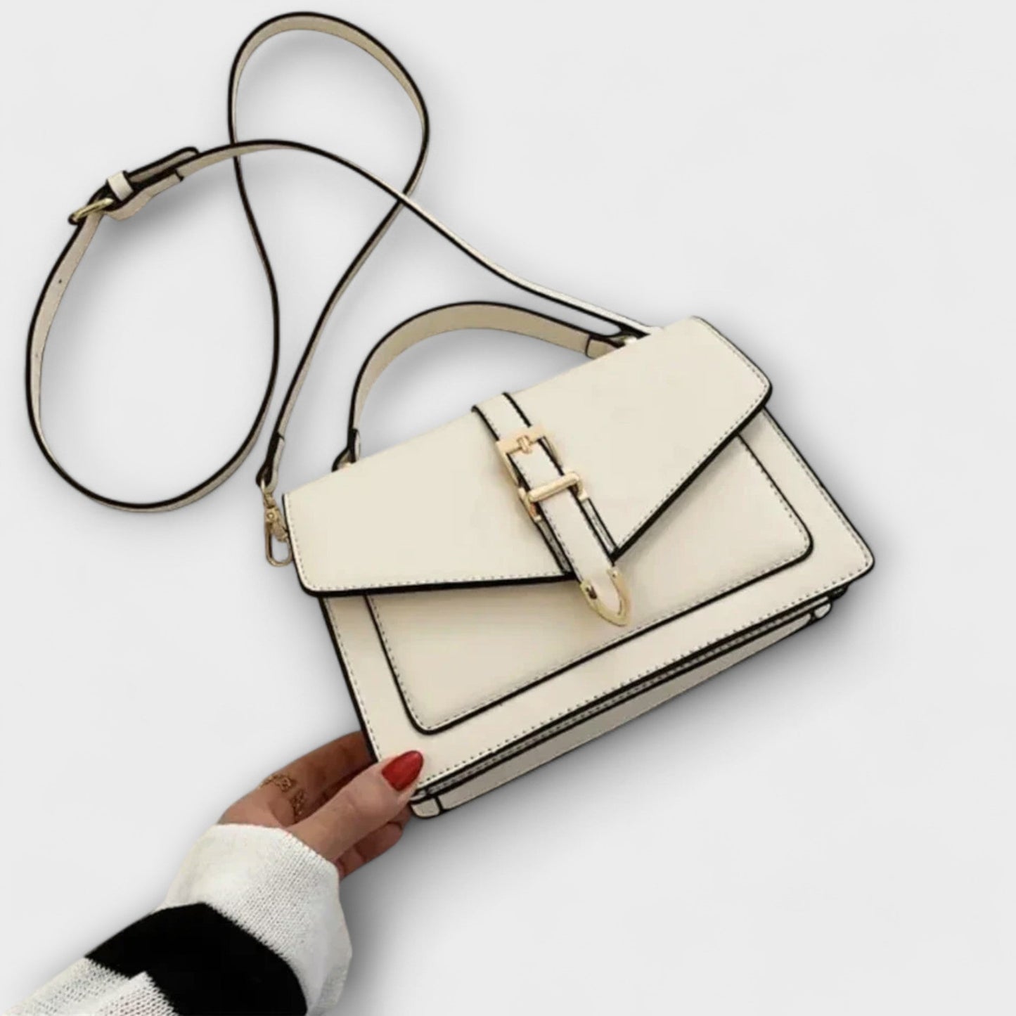 Sac à Épaules Femme Classique en Cuir Structuré