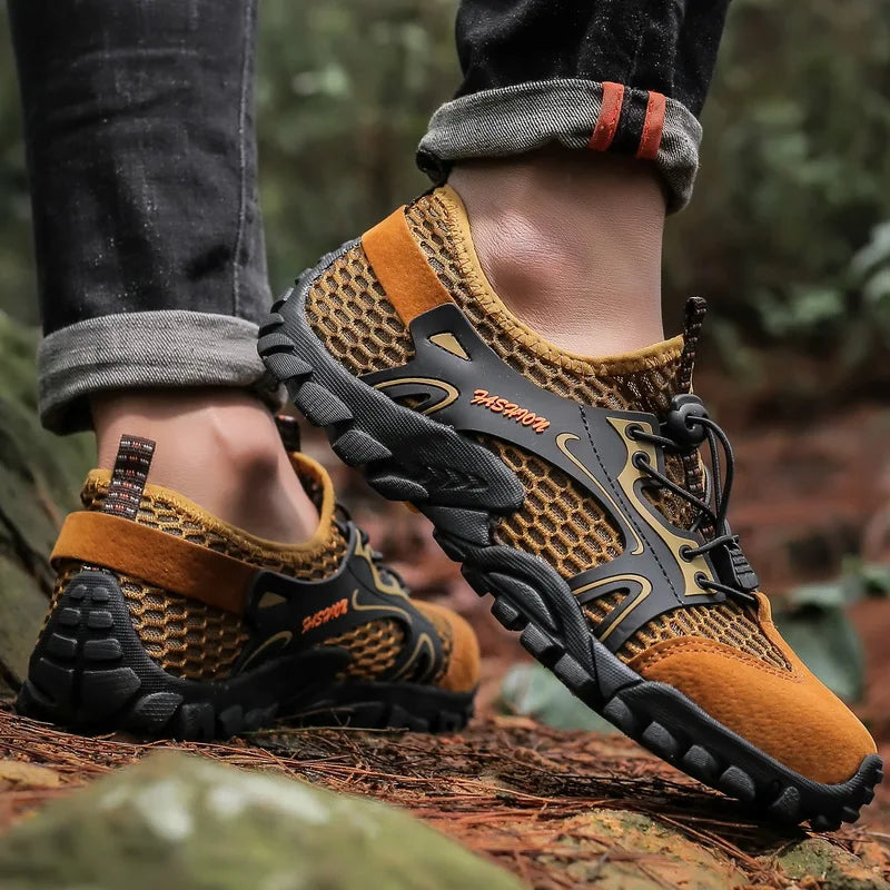 SecureStep™ – Chaussures Antidérapantes Confortables et Respirantes