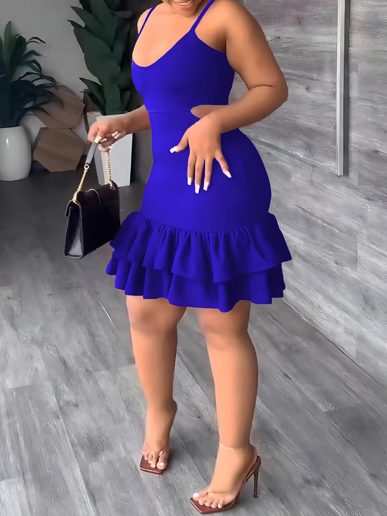 Serenalya™ – Robe Courte Femme Chic Sans Manche Dos Nu Été
