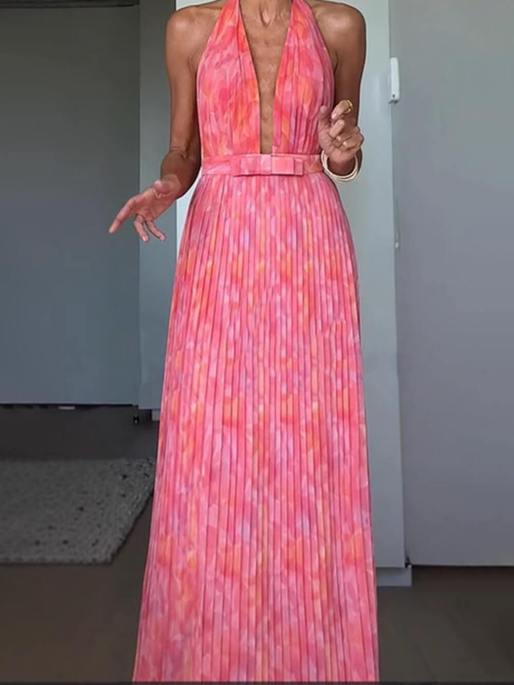 Serenelya™ – Robe Longue de Soirée Dos Nu Élégante et Chic