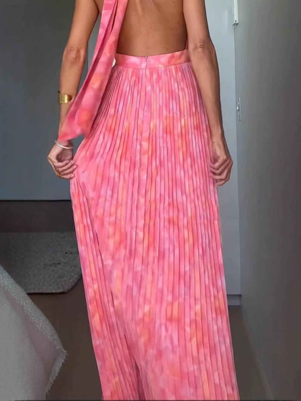 Serenelya™ – Robe Longue de Soirée Dos Nu Élégante et Chic