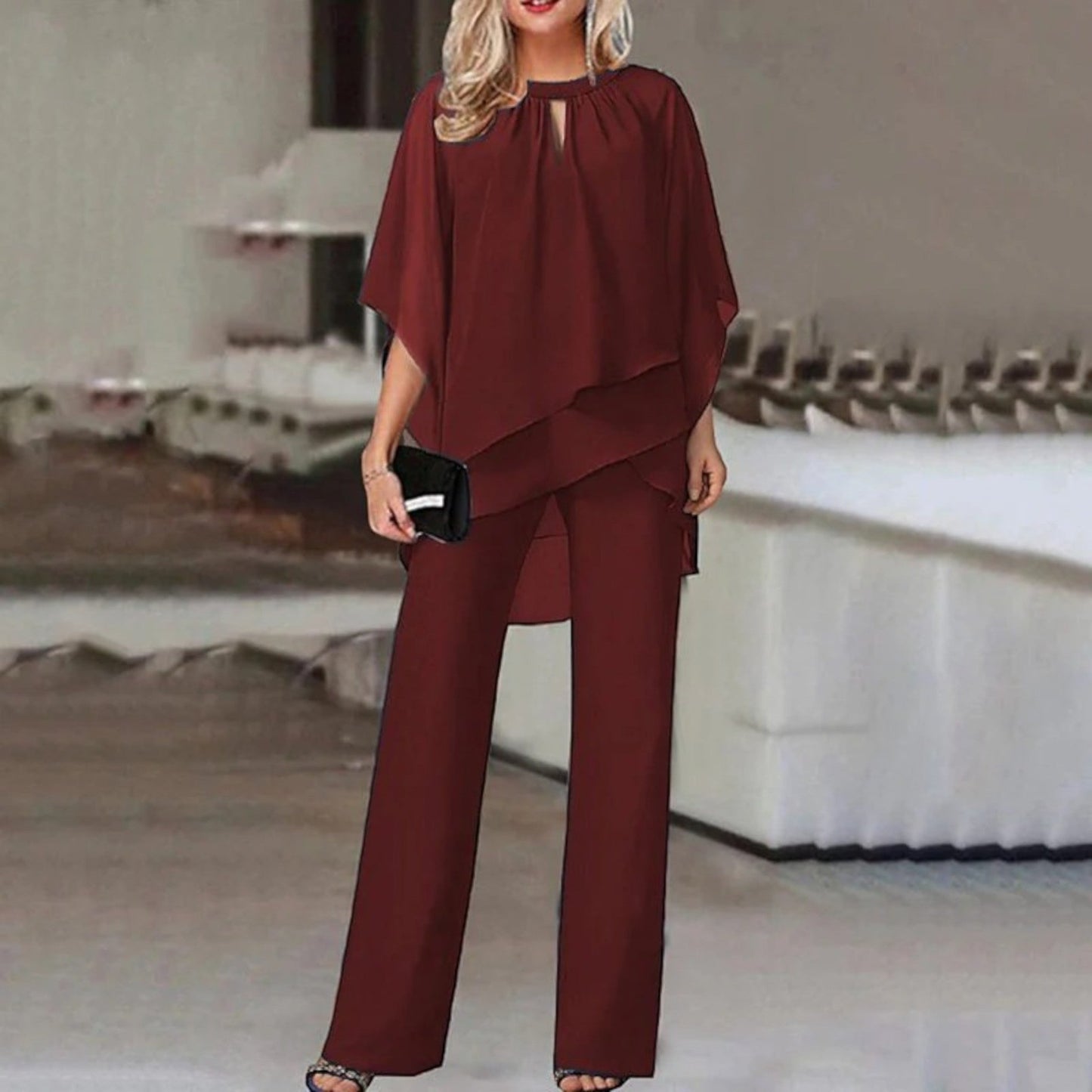 Robe Deux Pièces Été Femme Moderne et Élégante