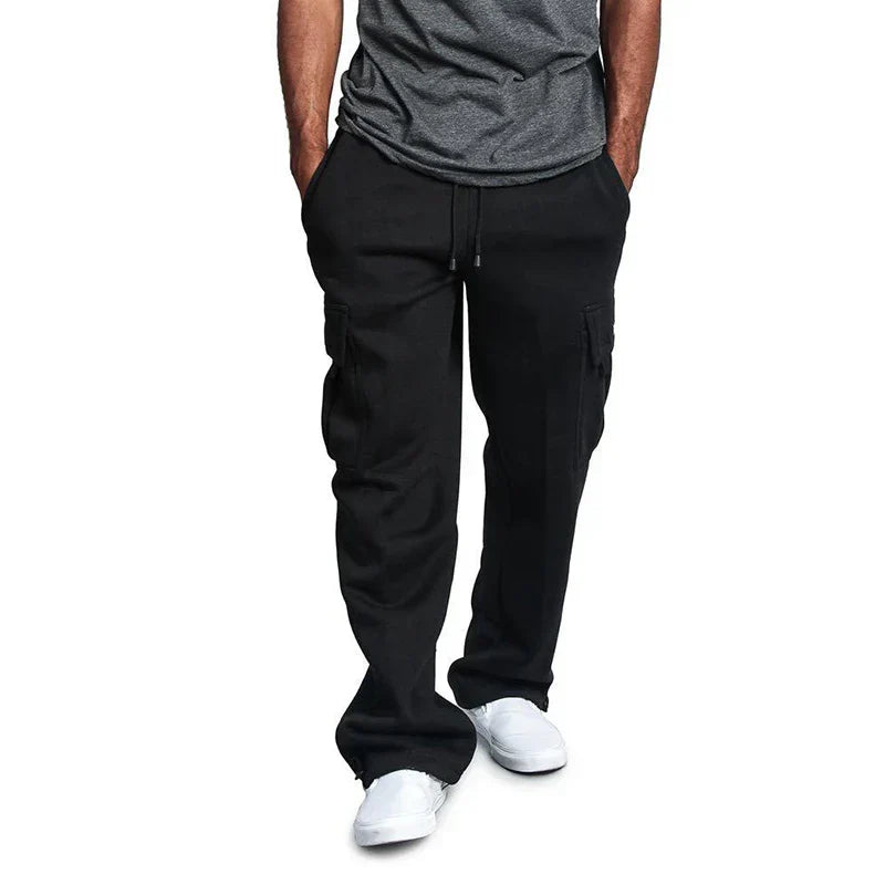 Pantalon Cargo Noir Homme pour Travaux et Loisirs