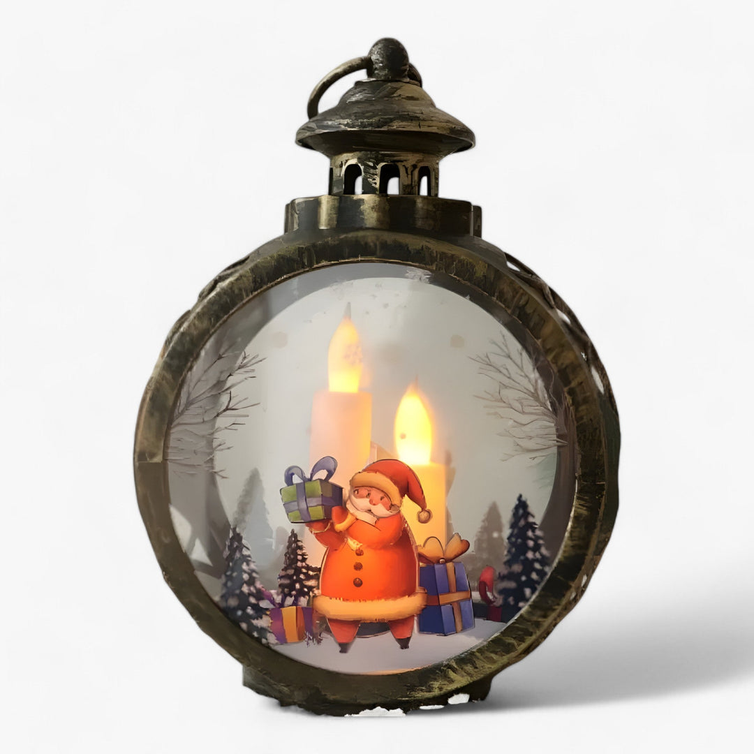 Lampe Lanterne LED Neige Décorative pour Maison