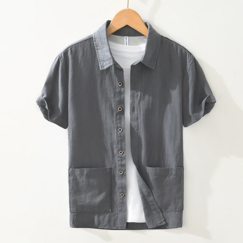 Chemise Homme Coton Respirant pour Été