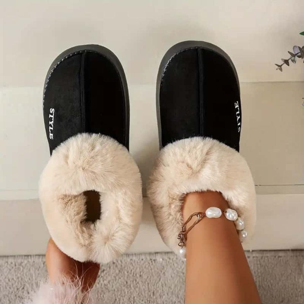 SilentStep - Pantoufles doublure en peluche