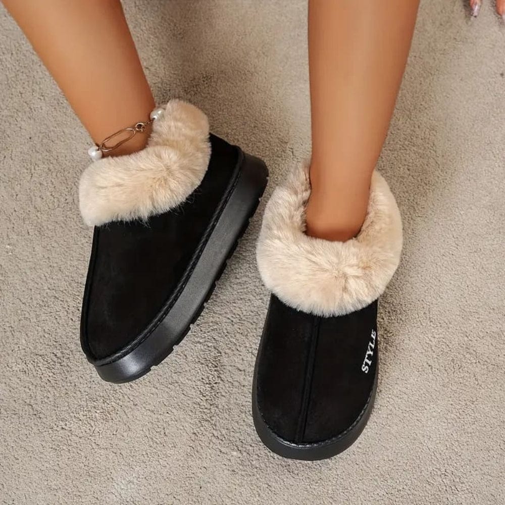 SilentStep - Pantoufles doublure en peluche