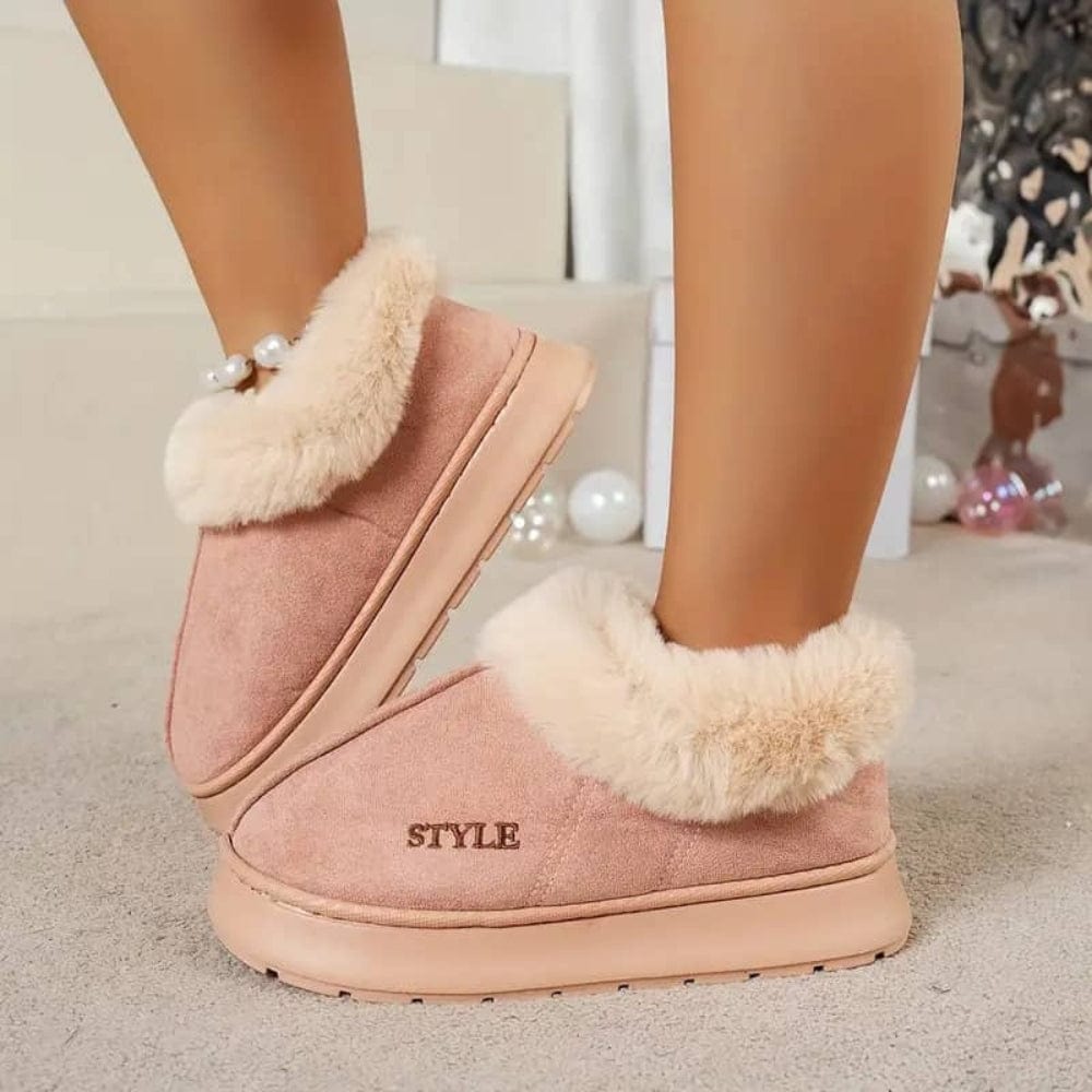 SilentStep - Pantoufles doublure en peluche