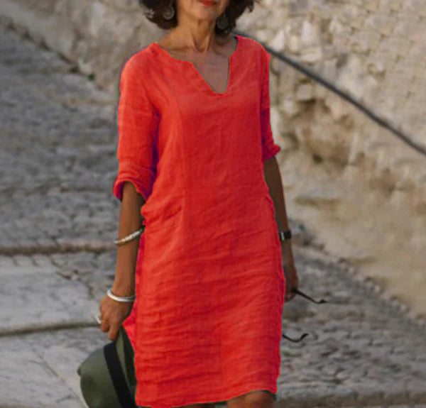 Silkova™ – Robe d’été Femme Chic, Respirant Légère Et Élégante