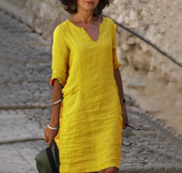 Robe Été Femme Légère et Élégante en Soie