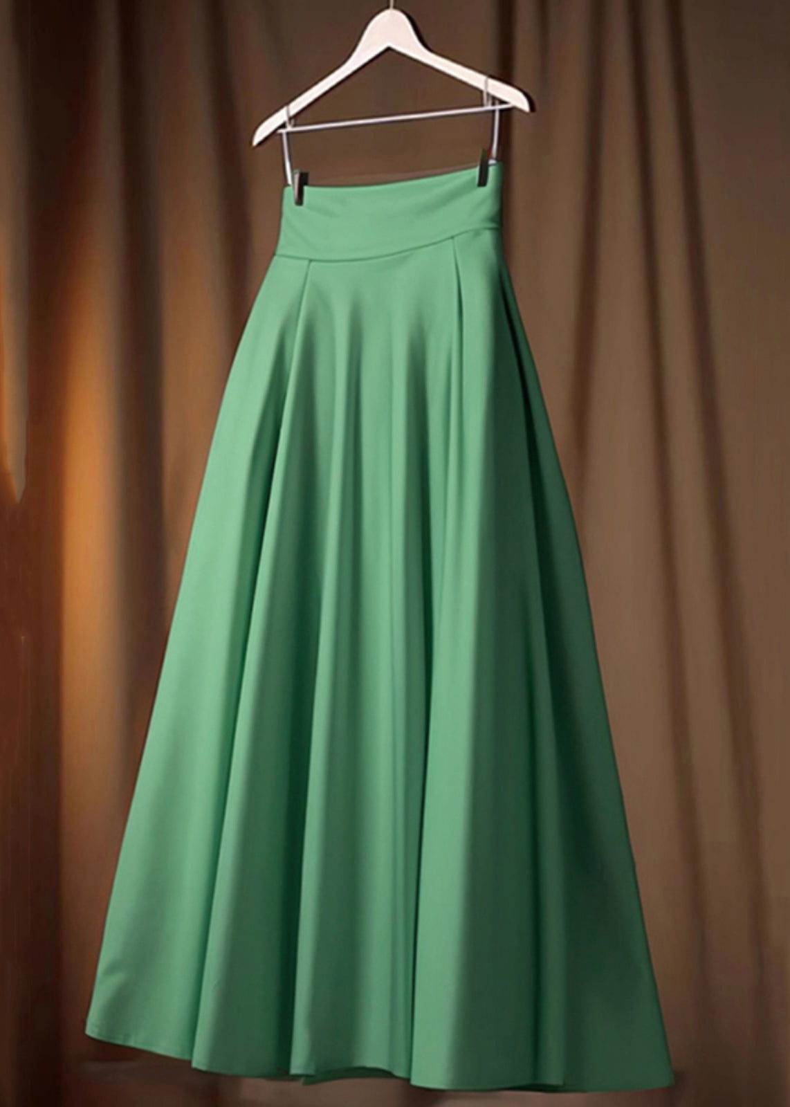 Robe décontractée verte en coton pour femme - EasyApparels