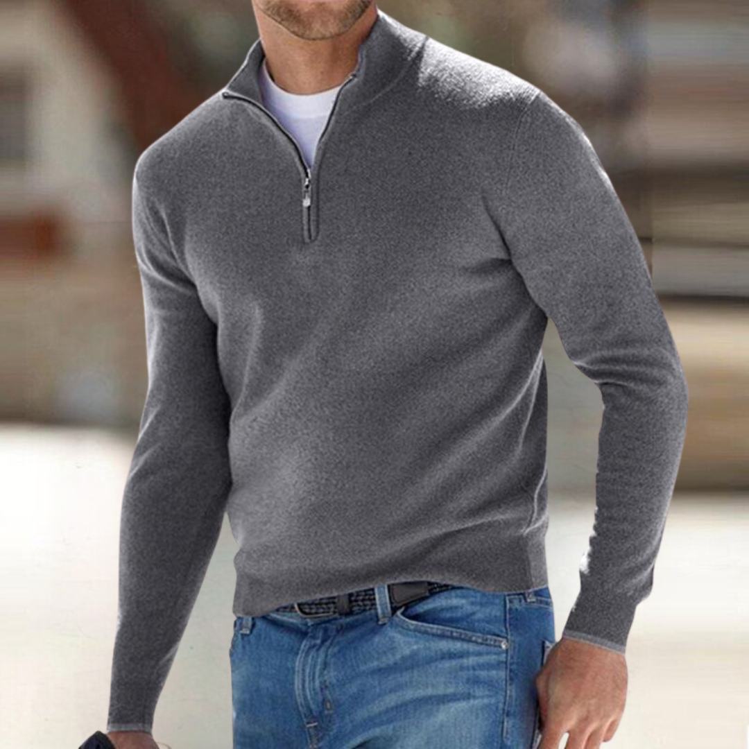 Pull Homme Sport Chaud et Léger en Coton
