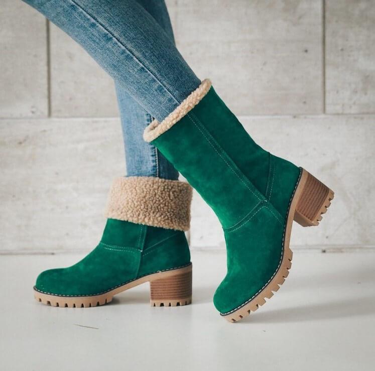 SnowLuxe™ – Bottes de neige chaudes en fourrure d’hiver