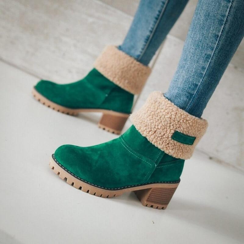 SnowLuxe™ – Bottes de neige chaudes en fourrure d’hiver