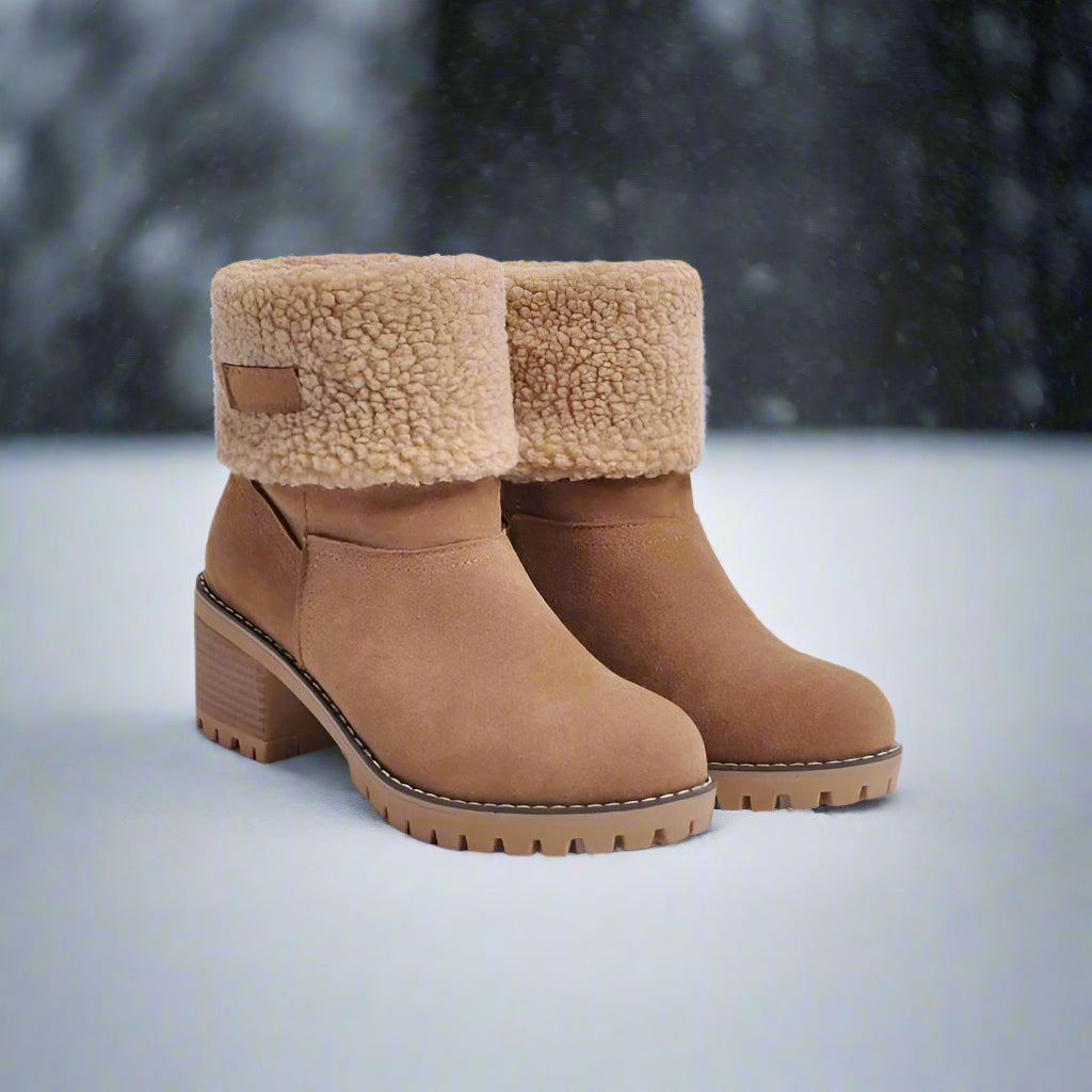 SnowLuxe™ – Bottes de neige chaudes en fourrure d’hiver