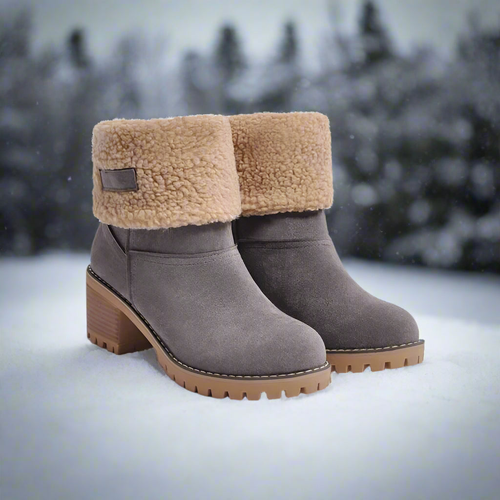 SnowLuxe™ – Bottes de neige chaudes en fourrure d’hiver