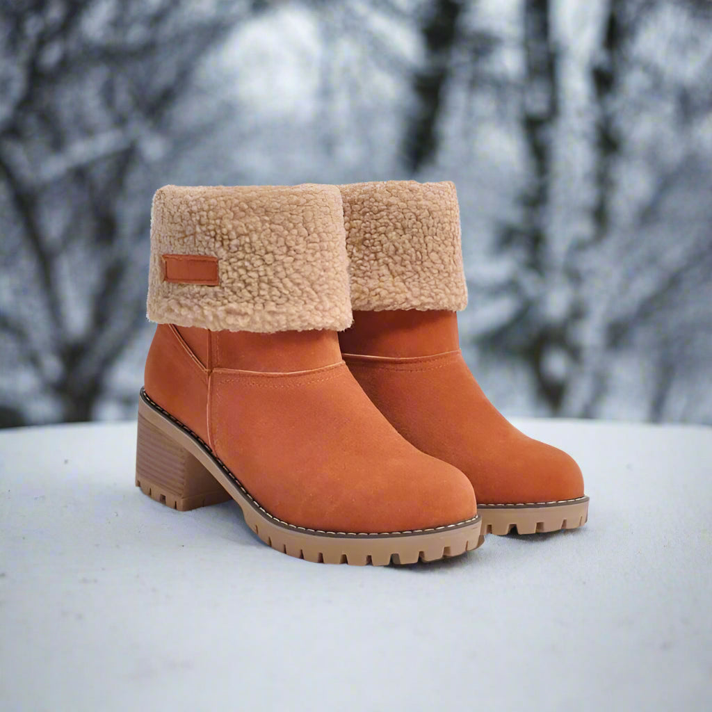 SnowLuxe™ – Bottes de neige chaudes en fourrure d’hiver