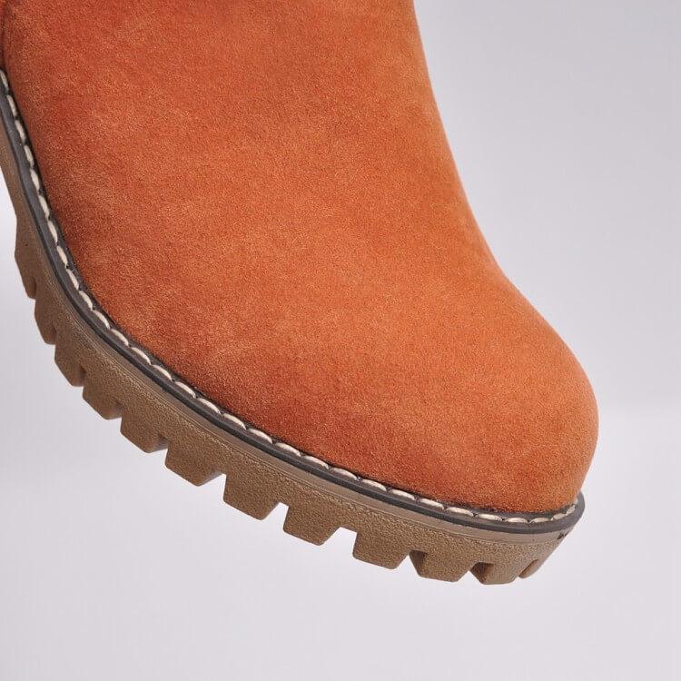 SnowLuxe™ – Bottes de neige chaudes en fourrure d’hiver