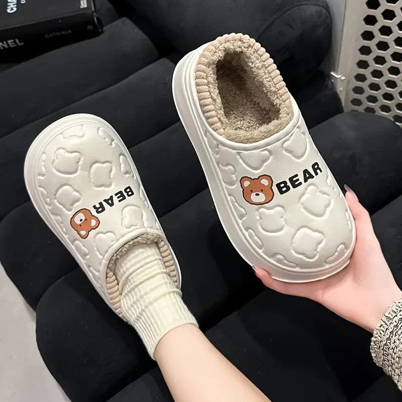 SnugDry - Pantoufles imperméables doublées de peluche
