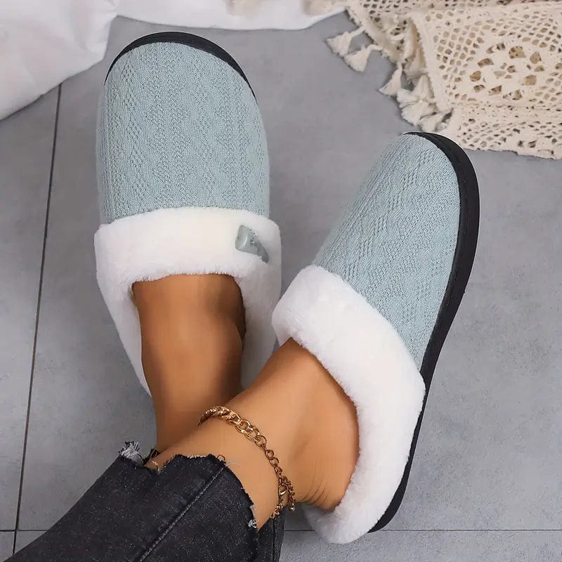 SnugLuxe - Pantoufles doublées en peluche