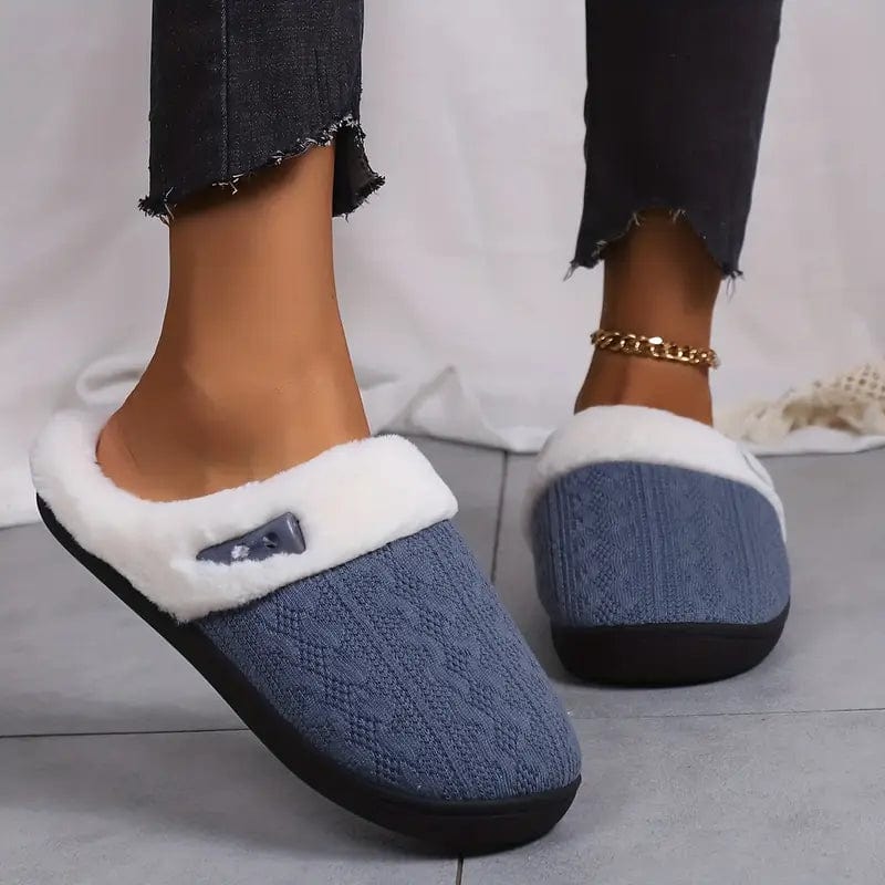 SnugLuxe - Pantoufles doublées en peluche