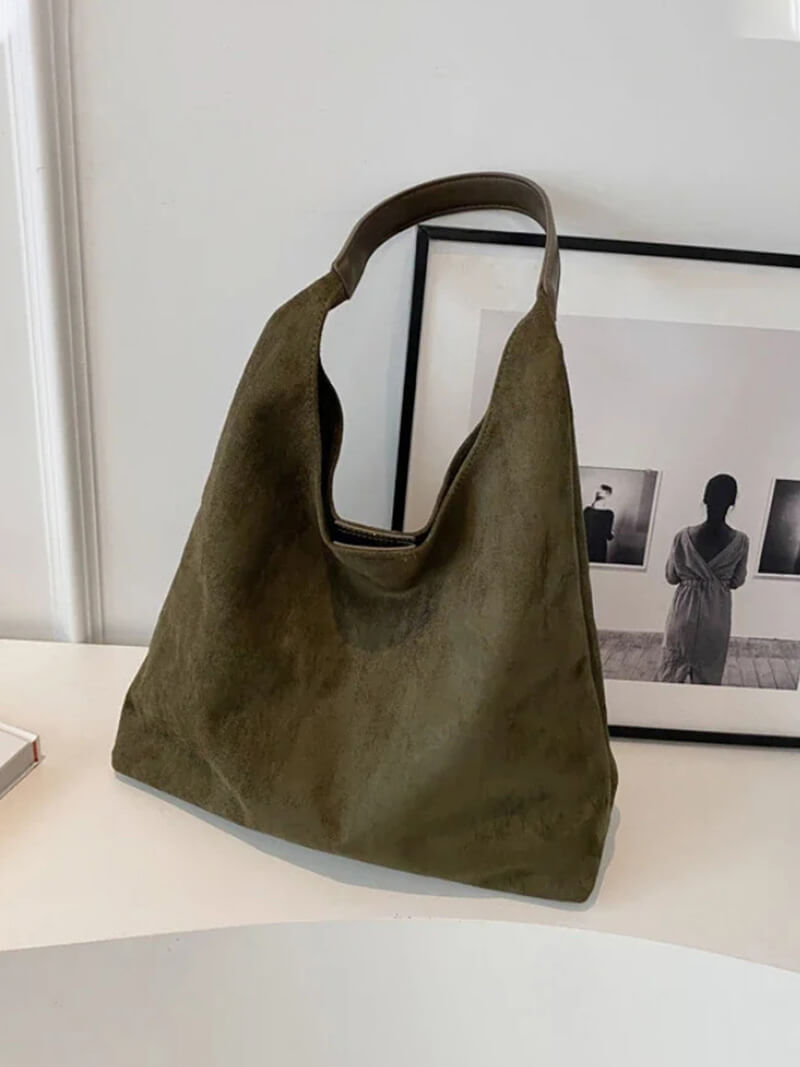 Sac à Épaule Cuir Souple et Minimaliste
