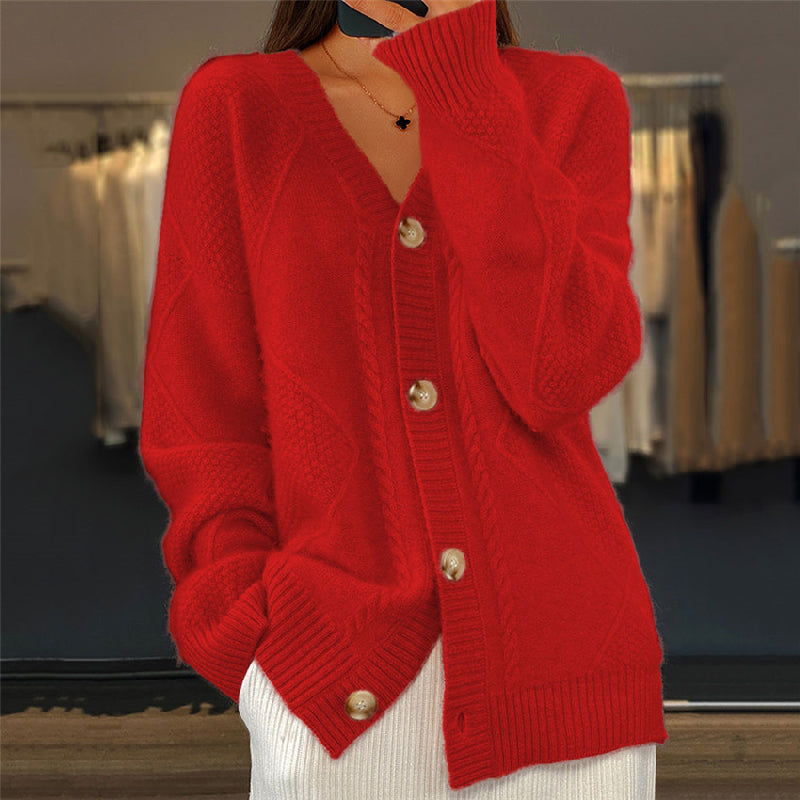 Cardigan Femme Très Doux à Manches Longues