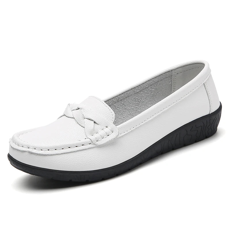 SoftStep™ – Mocassins Femmes Loafers Cuir Confortables et Élégantes