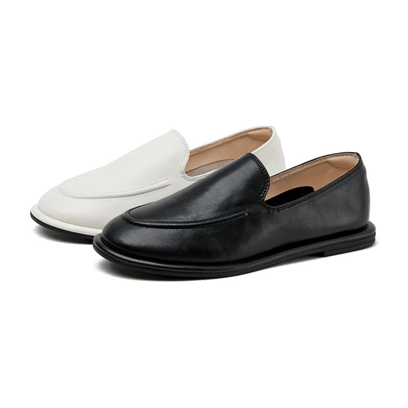 SoftWalk™ – Mocassin Femmes Slip-On Cuir Souple Confort Élégant