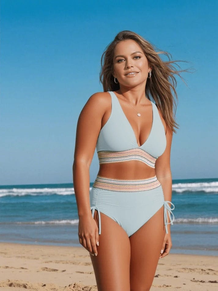 Solena™ – Maillot de Bain Femme 2 Pièces Élégant et Gainant