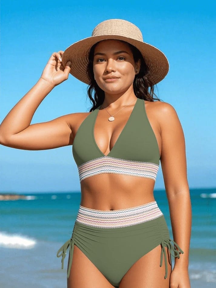 Solena™ – Maillot de Bain Femme 2 Pièces Élégant et Gainant