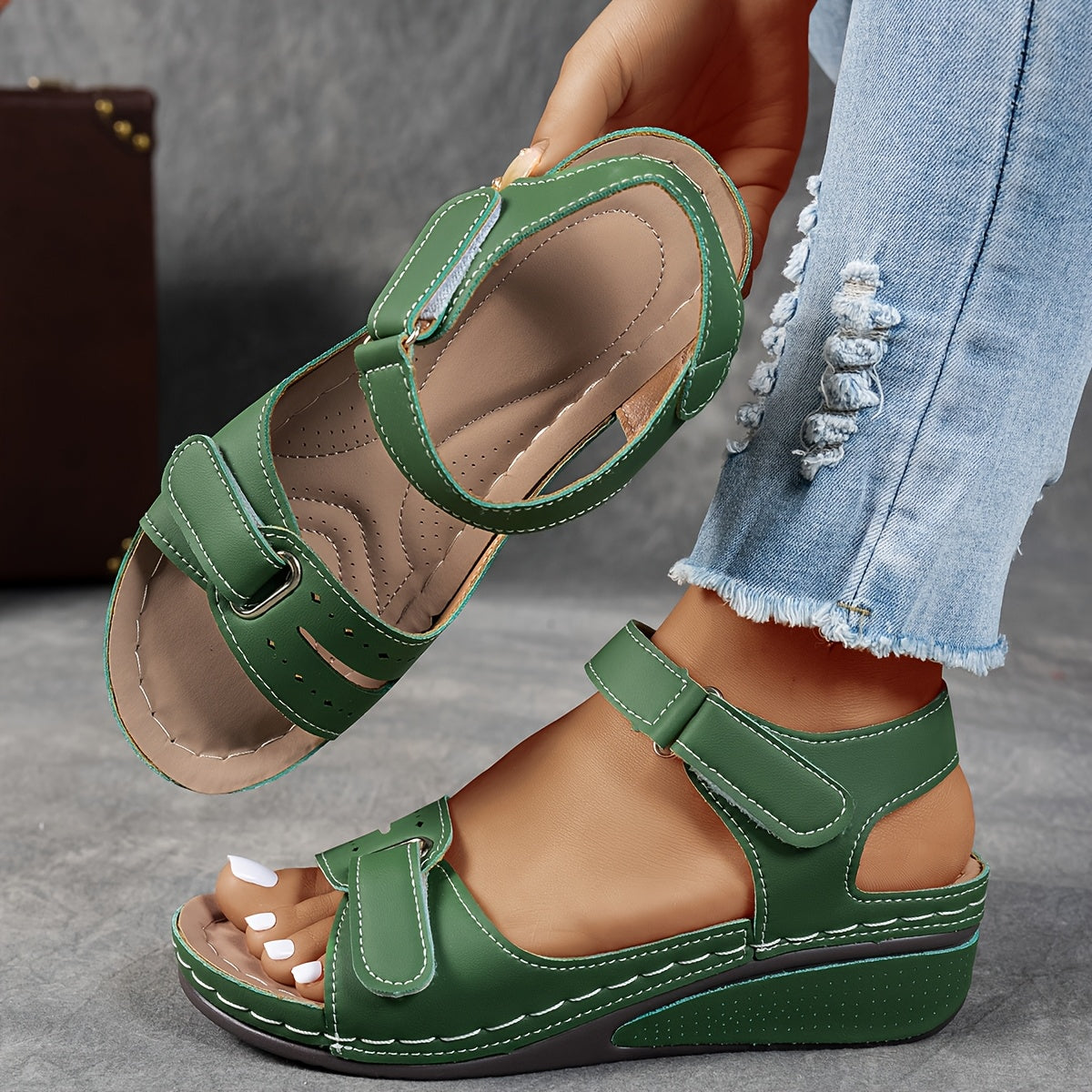 Solevia™ – Sandales Femmes Confortables à Plateforme et Lanières Respirantes Été