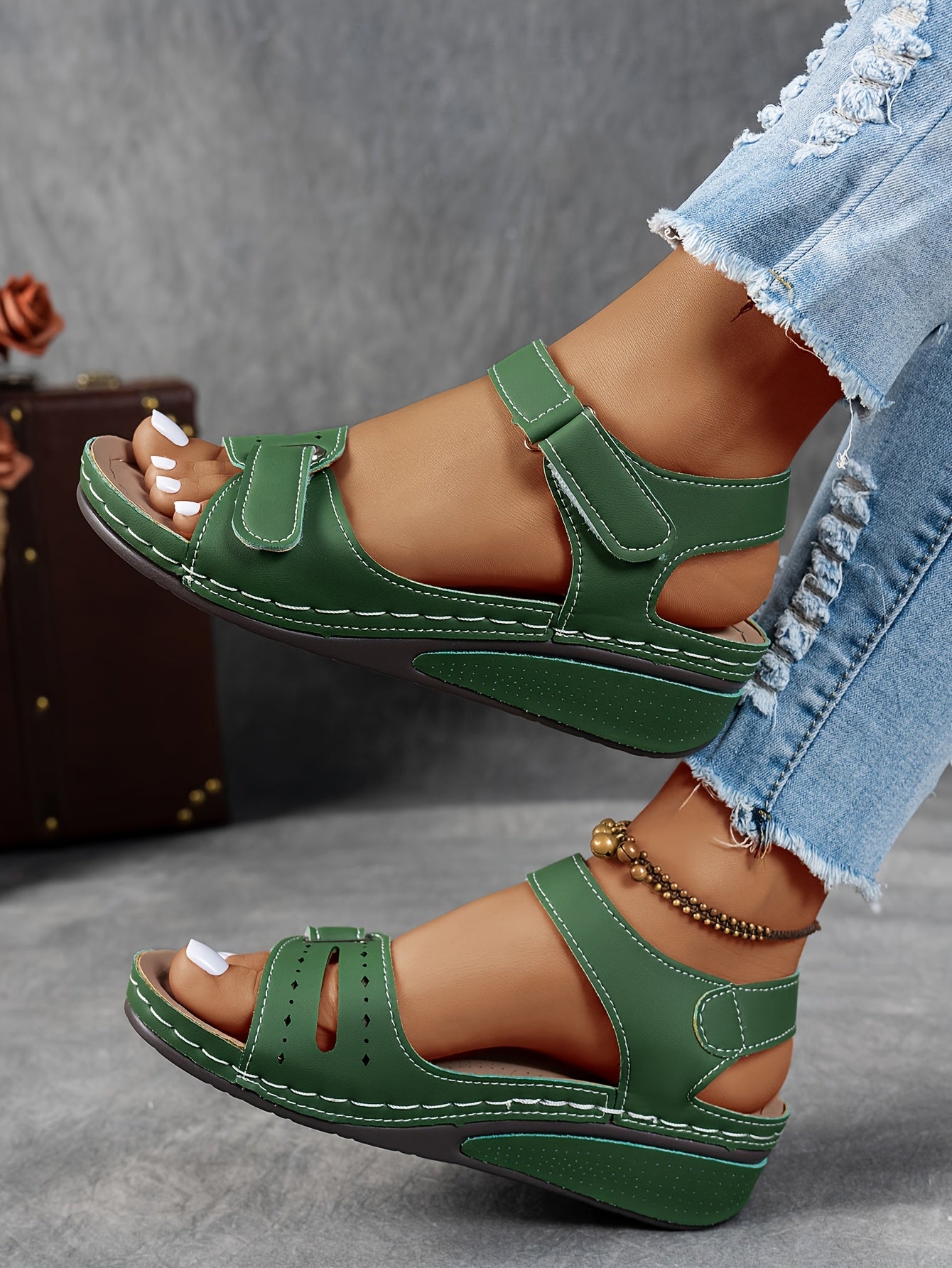 Solevia™ – Sandales Femmes Confortables à Plateforme et Lanières Respirantes Été